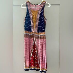 Patrons of Peace brand smocked boho dress